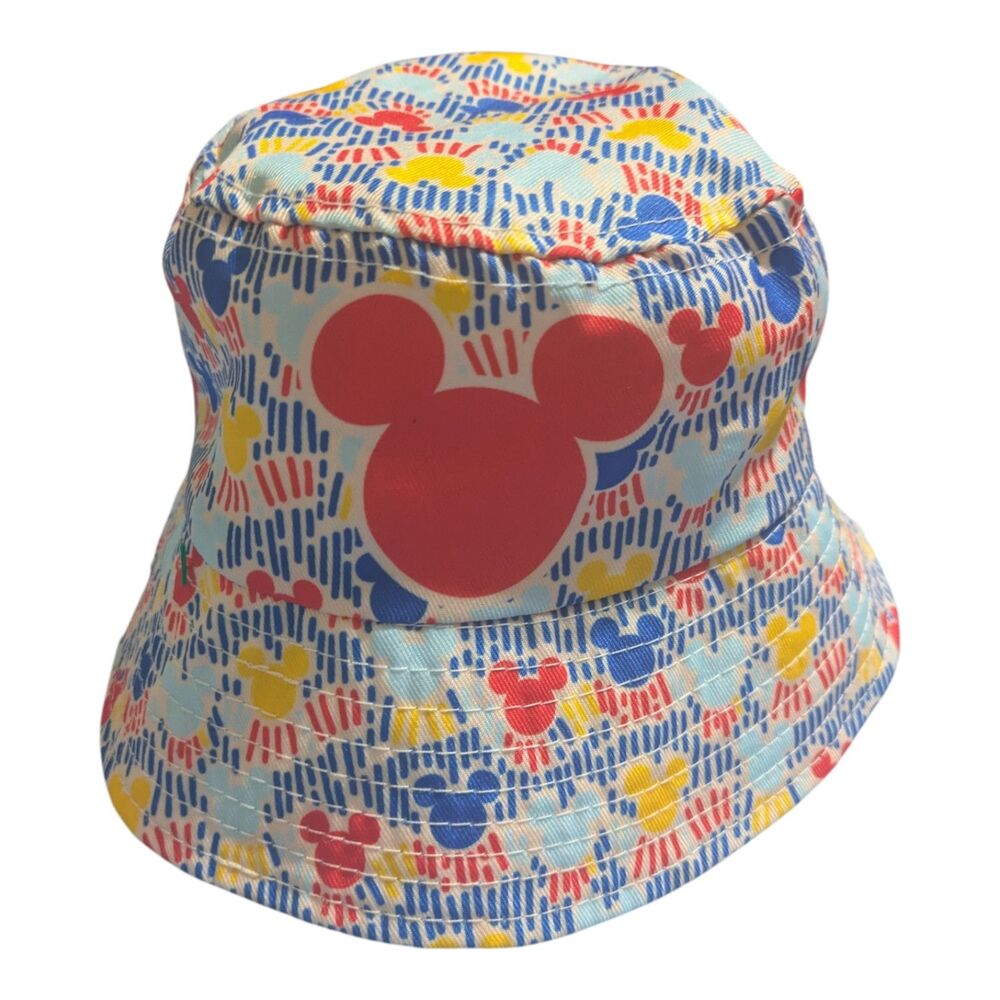 Disney Mickey Mouse Toddler Bucket Hat Colorful Summer Sun Hat